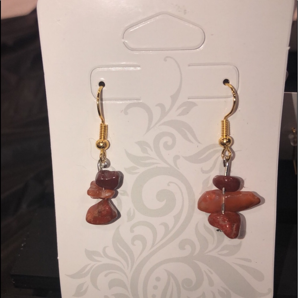 Healing crystal earrings